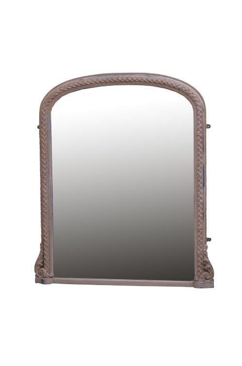 Antique Painted Pier Mirror Wall Mirror h107cm